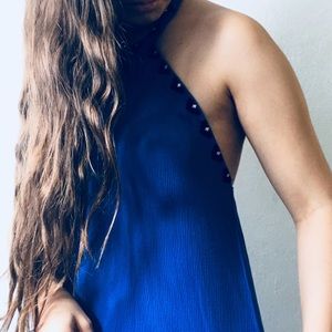🌀 Valija, Royal Blue halter top XS🌀